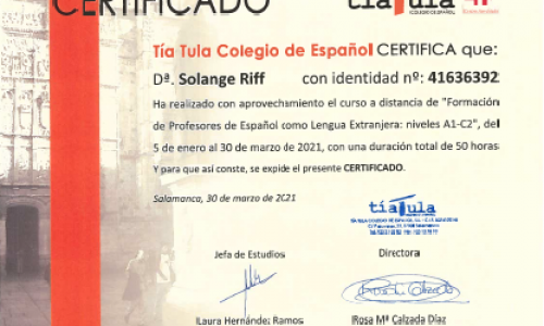 Spanish Level A1-C2 (Spain)