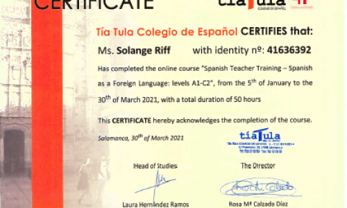 Spanish Level A1-C2 (Spain)